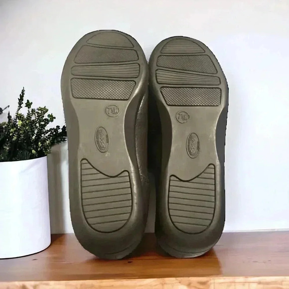 Dr Scholl's NEW Women’s Sz. 7.5 Brown Leather Advanced Comfort Slip On Shoes - Picture 5 of 7